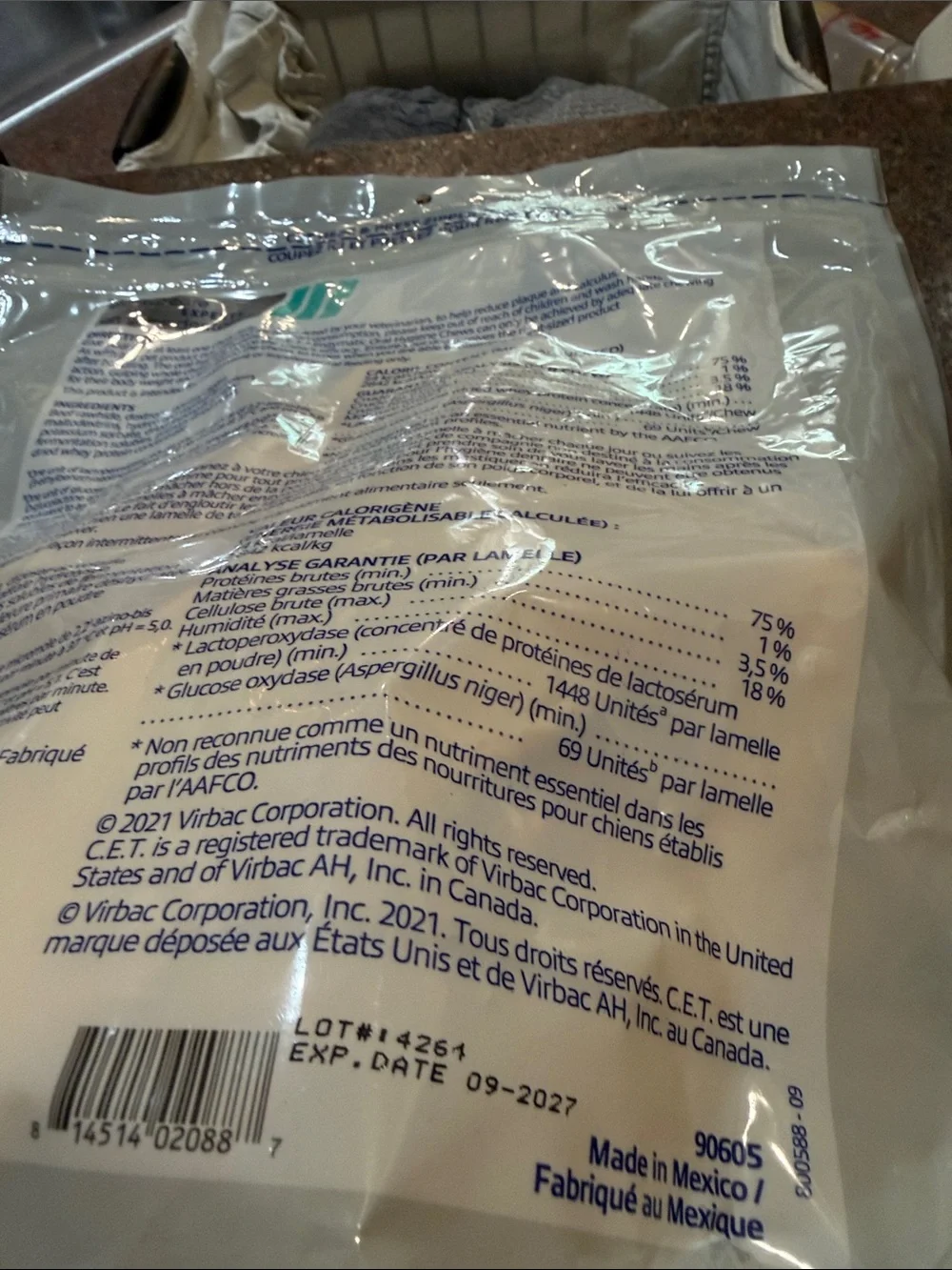 C.E.T. Enzymatic Dog Dental Chews medium chewy treats new 3 bags $$100